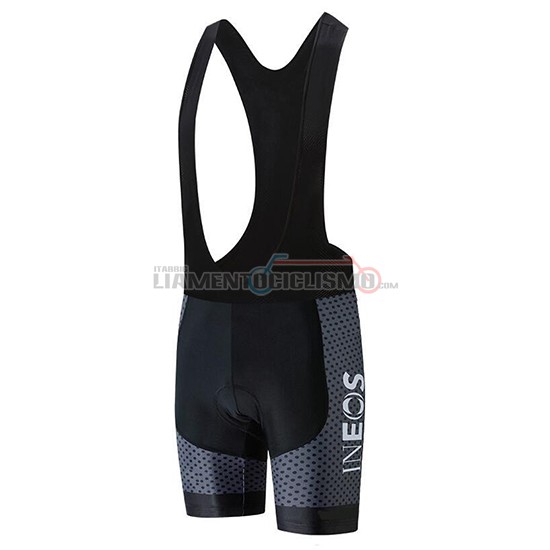Abbigliamento Ciclismo Castelli Ineos Manica Corta 2019 Bianco Nero